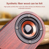 Q8 Bluetooth 4.2 Classic Wooden Double Horns Bluetooth Speaker, Q8(Red Wood Texture), Q8(Walnut Texture)