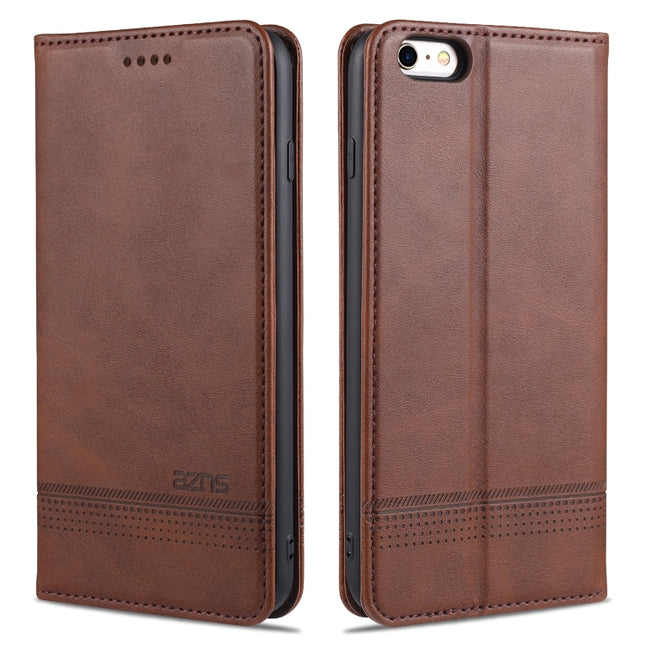 AZNS Magnetic Calf Texture Horizontal Flip Leather Case with Card Slots & Holder & Wallet, For iPhone 6, For iPhone 6 Plus, For iPhone 8 / 7, For iPhone 8 Plus/7 Plus