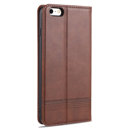 AZNS Magnetic Calf Texture Horizontal Flip Leather Case with Card Slots & Holder & Wallet, For iPhone 6, For iPhone 6 Plus, For iPhone 8 / 7, For iPhone 8 Plus/7 Plus