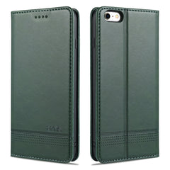 AZNS Magnetic Calf Texture Horizontal Flip Leather Case with Card Slots & Holder & Wallet, For iPhone 6, For iPhone 6 Plus, For iPhone 8 / 7, For iPhone 8 Plus/7 Plus