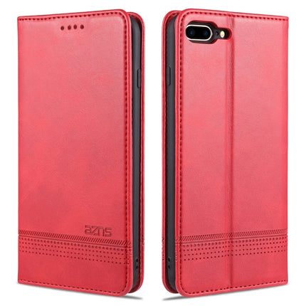 AZNS Magnetic Calf Texture Horizontal Flip Leather Case with Card Slots & Holder & Wallet, For iPhone 6, For iPhone 6 Plus, For iPhone 8 / 7, For iPhone 8 Plus/7 Plus