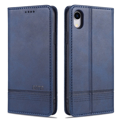 AZNS Magnetic Calf Texture Horizontal Flip Leather Case with Card Slots & Holder & Wallet, For iPhone XR, For iPhone XS Max