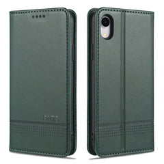 AZNS Magnetic Calf Texture Horizontal Flip Leather Case with Card Slots & Holder & Wallet, For iPhone XR, For iPhone XS Max