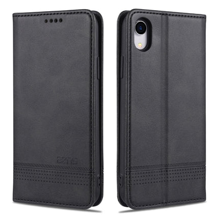 AZNS Magnetic Calf Texture Horizontal Flip Leather Case with Card Slots & Holder & Wallet, For iPhone XR, For iPhone XS Max