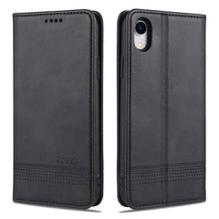 AZNS Magnetic Calf Texture Horizontal Flip Leather Case with Card Slots & Holder & Wallet, For iPhone XR, For iPhone XS Max