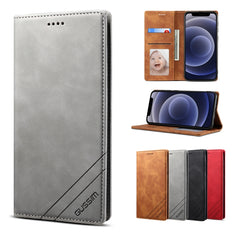 GUSSIM GS-001 Business Style Horizontal Flip Skin Feel PU Leather Case with Holder & Card Slots & Wallet & Photo Frame, For iPhone 12 mini, For iPhone 12 / 12 Pro, For iPhone 12 Pro Max, For iPhone X / XS, For iPhone XS Max, For iPhone 11
