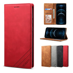 GUSSIM GS-001 Business Style Horizontal Flip Skin Feel PU Leather Case with Holder & Card Slots & Wallet & Photo Frame, For iPhone 12 mini, For iPhone 12 / 12 Pro, For iPhone 12 Pro Max, For iPhone X / XS, For iPhone XS Max, For iPhone 11