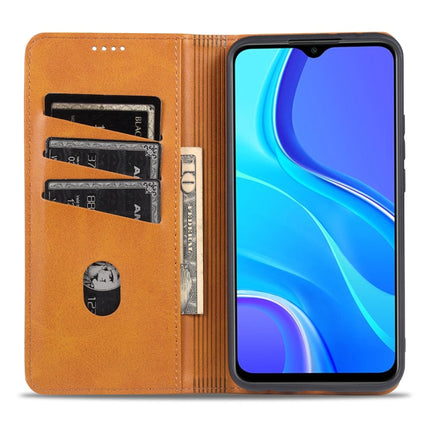 AZNS Magnetic Calf Texture Horizontal Flip Leather Case with Card Slots & Holder & Wallet, For Xiaomi Redmi 9, For Xiaomi Redmi Note 9 / 10X, For Xiaomi Mi 10 5G / 10 Pro 5G, For Xiaomi POCO X3 NFC