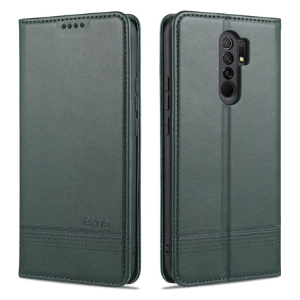 AZNS Magnetic Calf Texture Horizontal Flip Leather Case with Card Slots & Holder & Wallet, For Xiaomi Redmi 9, For Xiaomi Redmi Note 9 / 10X, For Xiaomi Mi 10 5G / 10 Pro 5G, For Xiaomi POCO X3 NFC