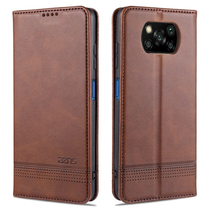 AZNS Magnetic Calf Texture Horizontal Flip Leather Case with Card Slots & Holder & Wallet, For Xiaomi Redmi 9, For Xiaomi Redmi Note 9 / 10X, For Xiaomi Mi 10 5G / 10 Pro 5G, For Xiaomi POCO X3 NFC