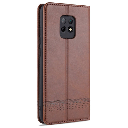 AZNS Magnetic Calf Texture Horizontal Flip Leather Case with Card Slots & Holder & Wallet, For Xiaomi Redmi 10X 5G, For Xiaomi Mi 10T / 10T Pro / Redmi K30s, For Xiaomi Redmi Note 9 Pro / Note 9s, For Xiaomi Mi 10 Lite