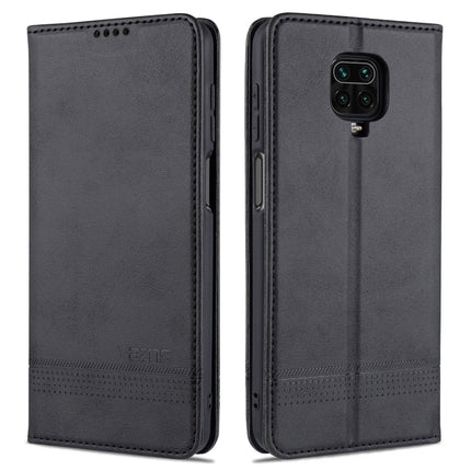 AZNS Magnetic Calf Texture Horizontal Flip Leather Case with Card Slots & Holder & Wallet, For Xiaomi Redmi 10X 5G, For Xiaomi Mi 10T / 10T Pro / Redmi K30s, For Xiaomi Redmi Note 9 Pro / Note 9s, For Xiaomi Mi 10 Lite