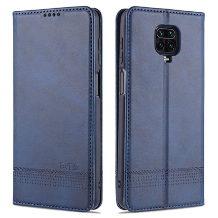 AZNS Magnetic Calf Texture Horizontal Flip Leather Case with Card Slots & Holder & Wallet, For Xiaomi Redmi 10X 5G, For Xiaomi Mi 10T / 10T Pro / Redmi K30s, For Xiaomi Redmi Note 9 Pro / Note 9s, For Xiaomi Mi 10 Lite