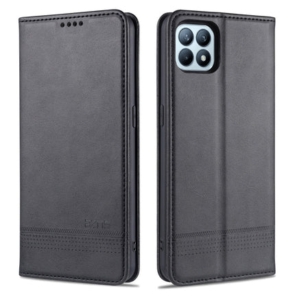 AZNS Magnetic Calf Texture Horizontal Flip Leather Case with Card Slots & Holder & Wallet, For OPPO Reno4 SE