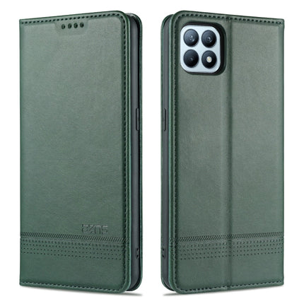 AZNS Magnetic Calf Texture Horizontal Flip Leather Case with Card Slots & Holder & Wallet, For OPPO Reno4 SE