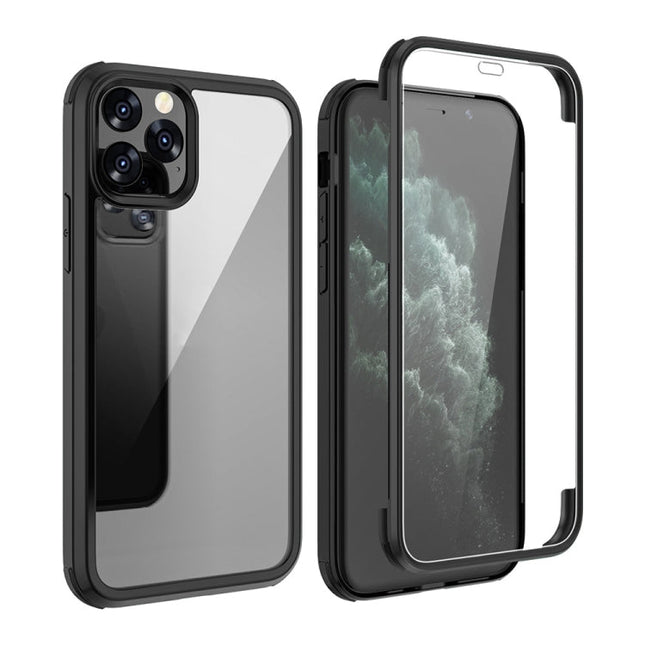 Double-sided Plastic Glass Protective Case, For iPhone 11 Pro, For iPhone 11, For iPhone 11 Pro Max