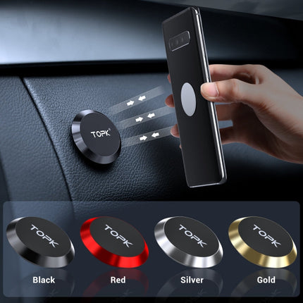 TOPK D21 Car Mobile Phone Holder Magnetic Universal In-car Phone Holder Stand, D21