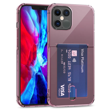TPU Transparent Protective Case with Card Slots, For iPhone 12 Pro, For iPhone 12 Pro Max