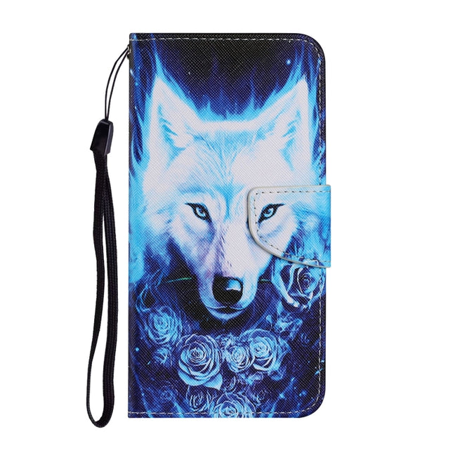 Coloured Drawing Pattern Horizontal Flip PU Leather Case with Holder & Card Slots & Wallet & Lanyard, For Huawei P Smart 2021 / Y7a