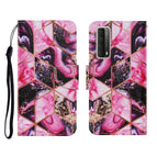 For Huawei P Smart 2021 / Y7a / Purple Marble