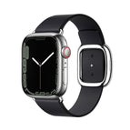 For Apple Watch Ultra 49mm / Series 8&7 45mm / SE 2&6&SE&5&4 44mm / 3&2&1 42mm / Black
