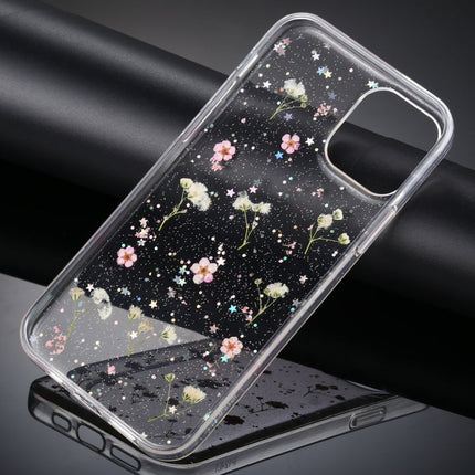 Gypsophila Flowers Pattern TPU Protective Case, For iPhone 11, For iPhone 11 Pro, For iPhone 11 Pro Max, For iPhone 12 mini