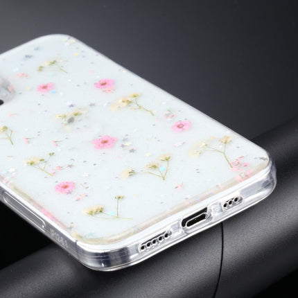 Gypsophila Flowers Pattern TPU Protective Case, For iPhone 12 / 12 Pro, For iPhone 12 Pro Max