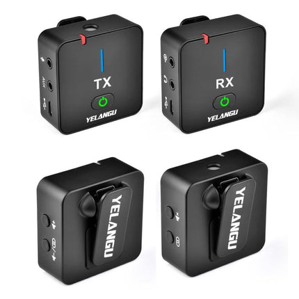 YELANGU MX5 2.4G Live Broadcast Interview Shooting Wireless Recording Microphone
