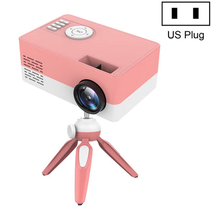 J15 1920 x 1080P HD Household Mini LED Projector with Tripod Mount Support AV / HDMI x 1 / USB x1 / TF x 1, EU Plug, US Plug, UK Plug, AU Plug