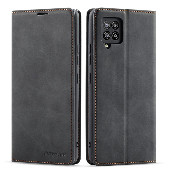 Forwenw Dream Series Oil Edge Strong Magnetism Horizontal Flip Leather Case with Holder & Card Slots & Wallet & Photo Frame, For Samsung Galaxy A42 5G