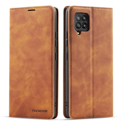 Forwenw Dream Series Oil Edge Strong Magnetism Horizontal Flip Leather Case with Holder & Card Slots & Wallet & Photo Frame, For Samsung Galaxy A42 5G