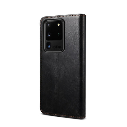 Simple Wax Crazy Horse Texture Horizontal Flip Leather Case with Card Slots & Wallet, For Samsung Galaxy S20 UItra, For Samsung Galaxy S20 FE, For Samsung Galaxy S20 Plus