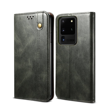 Simple Wax Crazy Horse Texture Horizontal Flip Leather Case with Card Slots & Wallet, For Samsung Galaxy S20 UItra, For Samsung Galaxy S20 FE, For Samsung Galaxy S20 Plus
