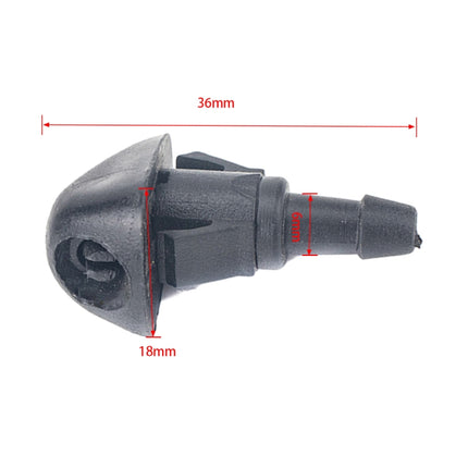 2 PCS Windshield Washer Wiper Jet Water Spray Nozzle 76810S10A02 for Honda, For Honda