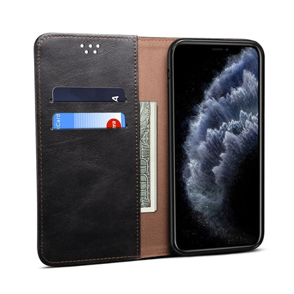 Simple Wax Crazy Horse Texture Horizontal Flip Leather Case with Card Slots & Wallet, For iPhone 11, For iPhone 11 Pro, For iPhone 11 Pro Max, For iPhone 12 mini, For iPhone 12 / 12 Pro, For iPhone 12 Pro Max