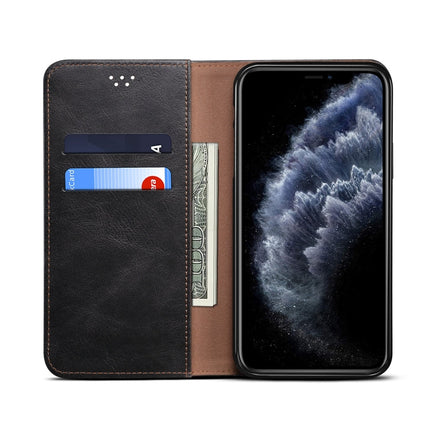 Simple Wax Crazy Horse Texture Horizontal Flip Leather Case with Card Slots & Wallet, For iPhone XR, For iPhone XS / X, For iPhone XS Max