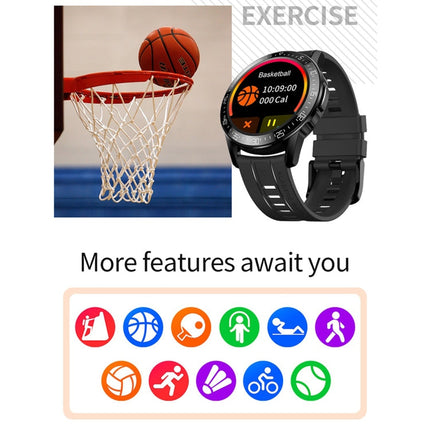 GT3 1.3 inch Full-fit Round Screen Smart Watch, Support Sleep Monitor / Heart Rate Monitor / Temperature Monitoring