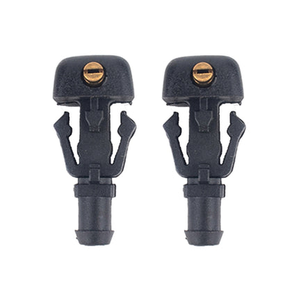 2 PCS Front Windshield Washer Wiper Jet Water Spray Nozzle + Hose Connector Set 3W7Z17603AA for Ford F-150, For Ford F-150 + Hose