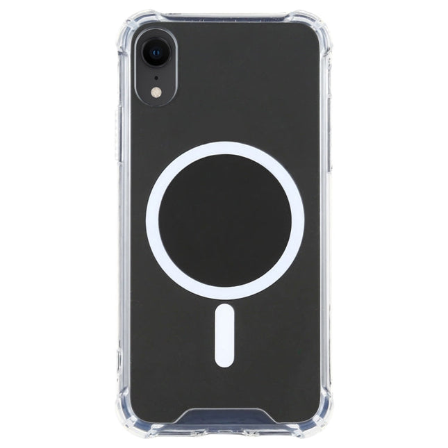 For iPhone XR Clear Four-corner Airbag Magnetic Shockproof Protective Magsafe Case, For iPhone XR, For iPhone XS Max