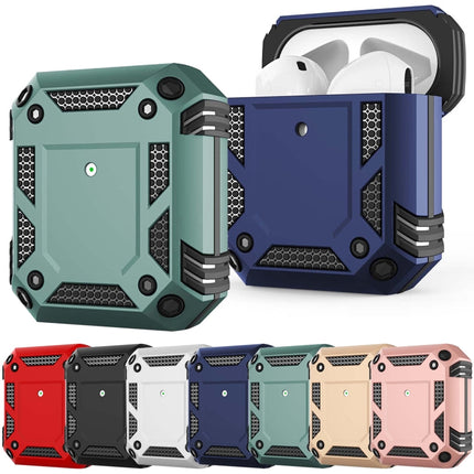 Iron Man Four-corner Shockproof Earphone Protective Cover For AirPods 1 / 2, For AirPods 1 / 2