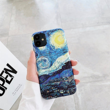 IMD Workmanship TPU Oil Painting Protective Case, For iPhone 11 Pro