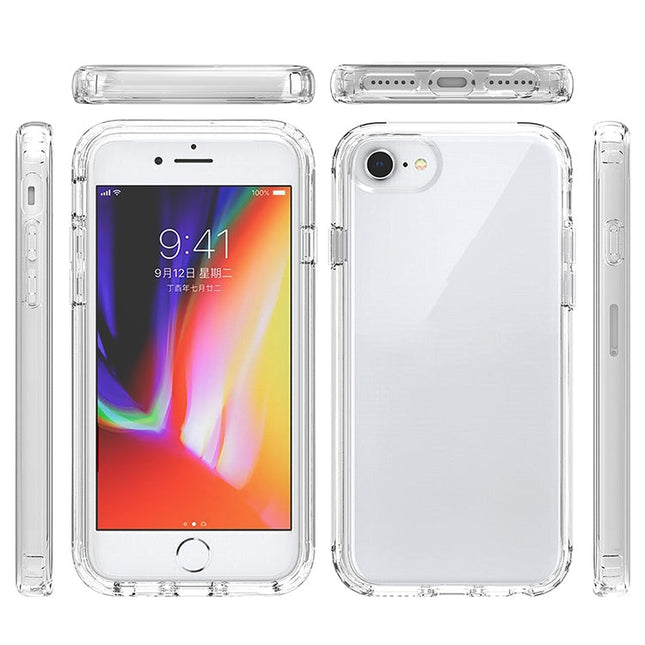 Shockproof  High Transparency Two-color Gradual Change PC+TPU Candy Colors Protective Case, For iPhone 6 / 6s, For iPhone X / XS, For iPhone XR, For iPhone XS Max, For iPhone 8 Plus / 7 Plus