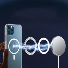 WK WPC-007 iDeal Series Magsafe Case Magnetic Ring All-inclusive Clear TPU Transparent Shockproof Case, For iPhone 11, For iPhone 11 Pro, For iPhone 11 Pro Max, For iPhone 12 Mini, For iPhone 12 / 12 Pro, For iPhone 12 Pro Max