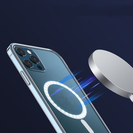 WK WPC-007 iDeal Series Magsafe Case Magnetic Ring All-inclusive Clear TPU Transparent Shockproof Case, For iPhone 11 Pro Max