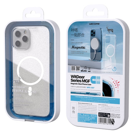 WK WPC-007 iDeal Series Magsafe Case Magnetic Ring All-inclusive Clear TPU Transparent Shockproof Case, For iPhone 11 Pro Max