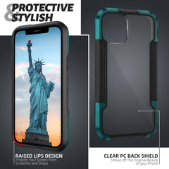 iPAKY Thunder Series Aluminum alloy Shockproof Protective Case, For iPhone 12 Mini