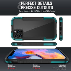 iPAKY Thunder Series Aluminum alloy Shockproof Protective Case, For iPhone 12 Mini