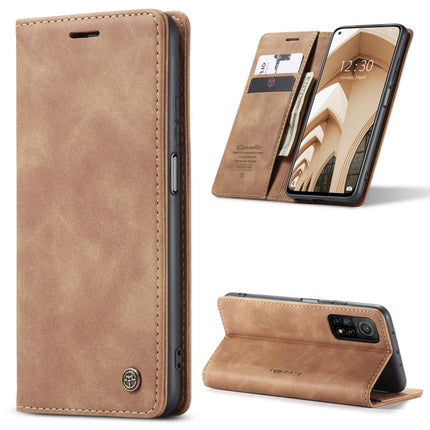 CaseMe-013 Multifunctional Retro Frosted Horizontal Flip Leather Case with Card Slot & Holder & Wallet, For OnePlus 8T, For Samsung Galaxy A42 5G, For Huawei P Smart 2021, For Xiaomi Mi 10T Lite 5G, For Xiaomi Mi 10T 5G / 10T Pro 5G