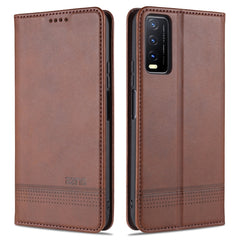 AZNS Magnetic Calf Texture Horizontal Flip Leather Case with Card Slots & Holder & Wallet, For OPPO A15, For vivo Y20, For vivo Y70s / Y51s / IQOO U1, For Samsung Galaxy A42 5G