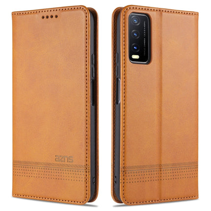 AZNS Magnetic Calf Texture Horizontal Flip Leather Case with Card Slots & Holder & Wallet, For OPPO A15, For vivo Y20, For vivo Y70s / Y51s / IQOO U1, For Samsung Galaxy A42 5G
